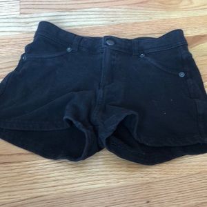 Black shorts